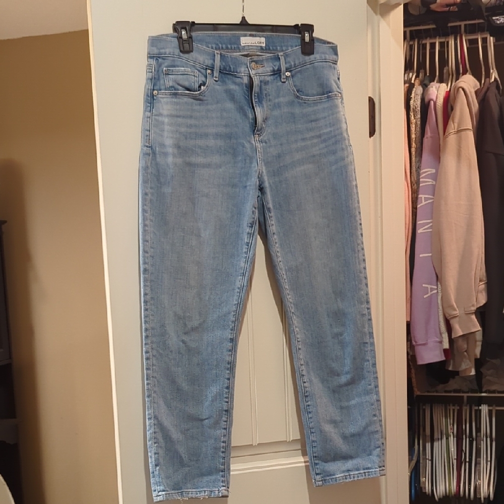 LOFT Light Blue Straight Leg Jeans